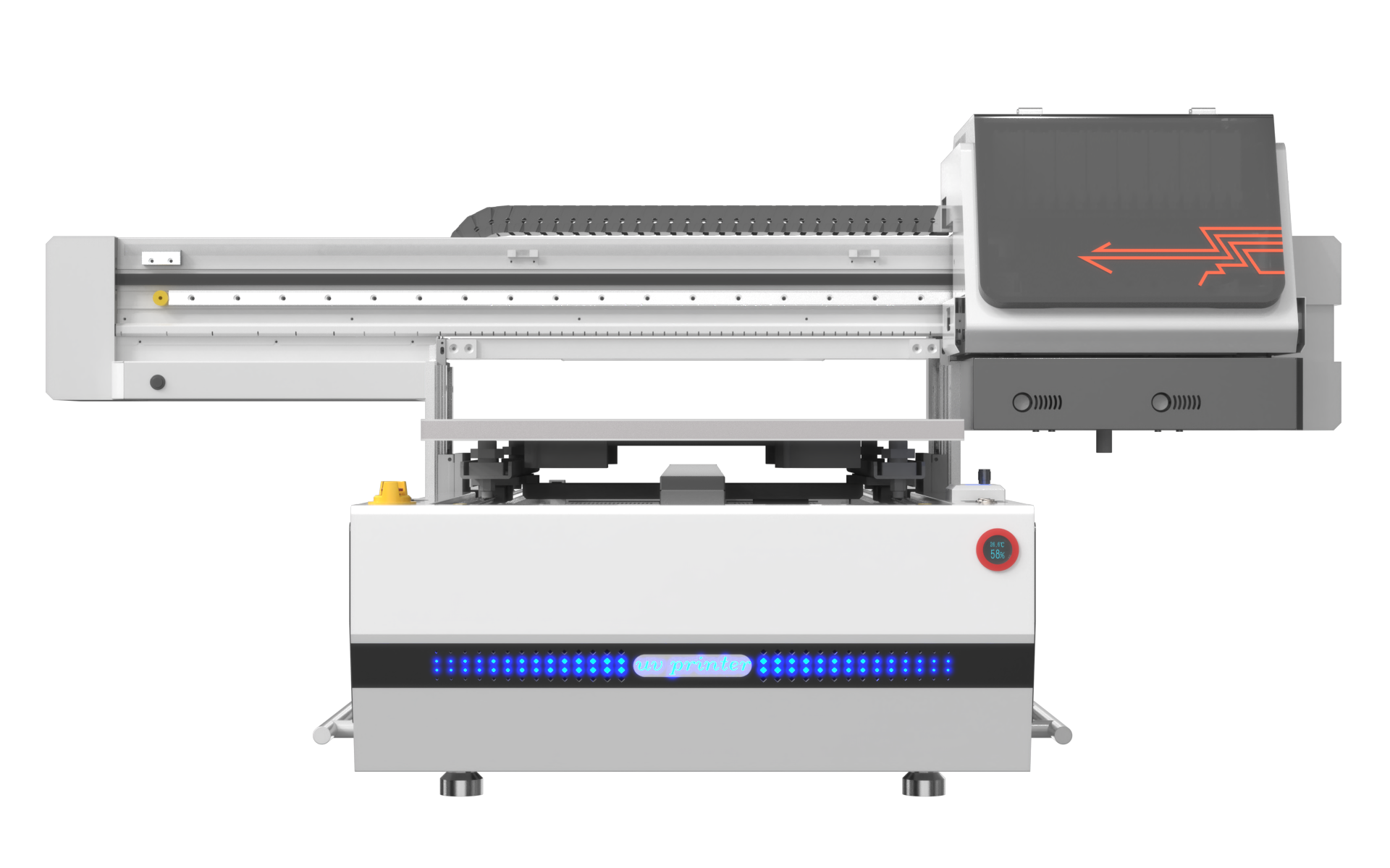 uv打印機(jī)打印出來(lái)模糊怎么辦？(圖1)